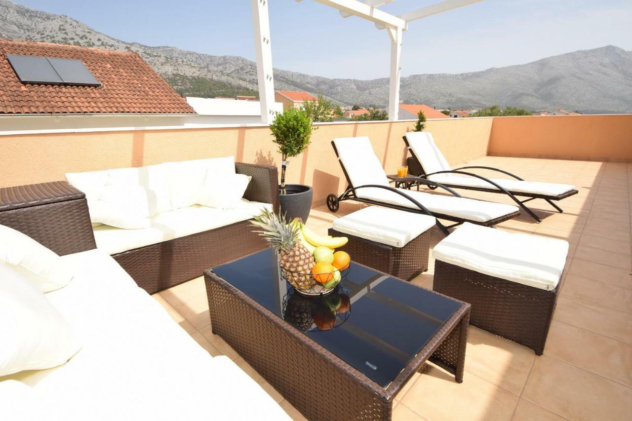 Luxury Penthouse With Jacuzzi In Orebic Ngoại thất bức ảnh