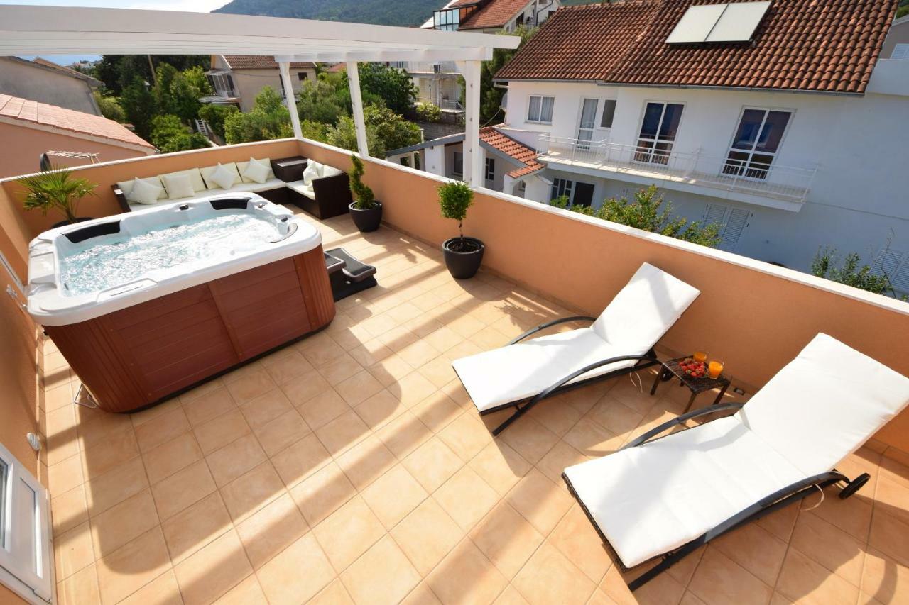Luxury Penthouse With Jacuzzi In Orebic Ngoại thất bức ảnh